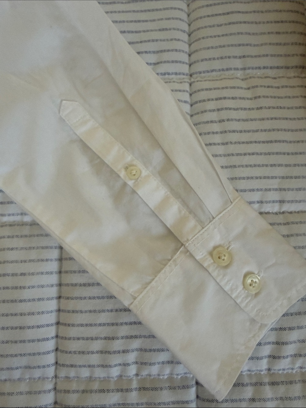 J. Crew White Cotton Button-Down Shirt - Picture 6 of 12